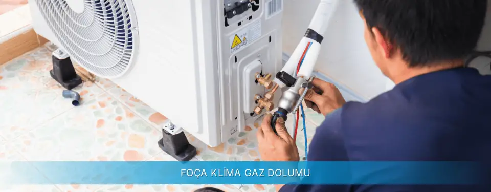 Foça İlçemi Gree Klima Gaz Dolumu